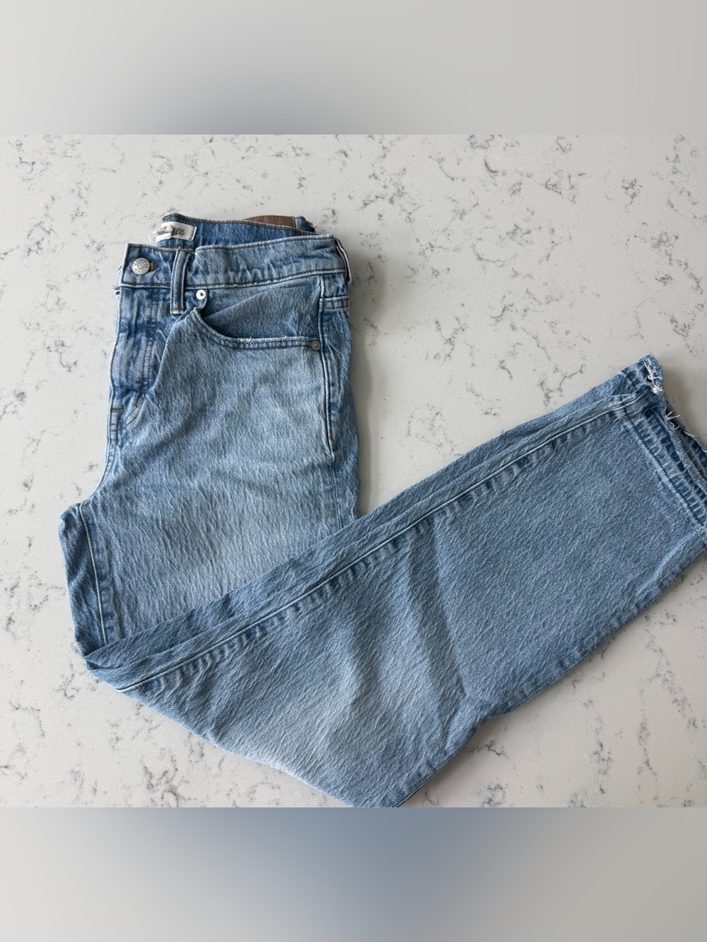 Madewell 90s straight midrise Jean